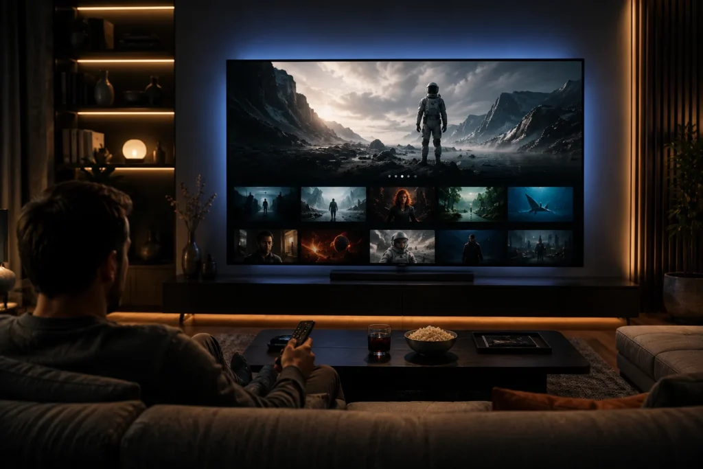 IPTV streaming technology and network connection
